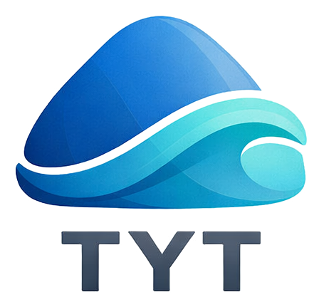 TYT-Logo: Berg und Welle